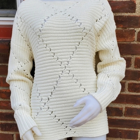 Rachel Roy crochet sweater XXL NEW - Picture 2 of 11